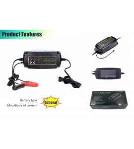 Зарядное устройство для аккумуляторов, импульсное, 7 ступеней, 8А 12V, SUNERGY, 1208