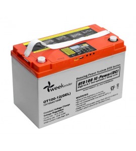 Аккумулятор гелевый 100Ah, 12V, с дисплеем, контроллером и LVD, Weekender, 12V100AH DC-LVD