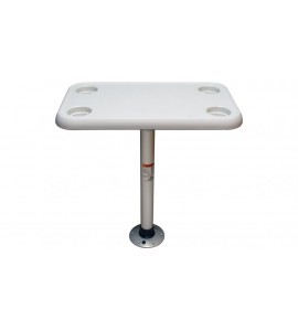 Комплект стол прямоугольный 40х70 см, основание алюминий, Springfield, 1690107