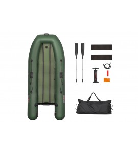 Лодка Parsun 300, с Airdeck и псевдокилем, зеленая, Air 300 green