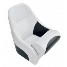 Кресло Flip up, с крепежной пластиной, бело-черное, AquaLand, 13123