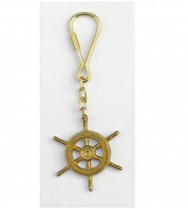 Брелок "Штурвал", медь, ААА, 90009