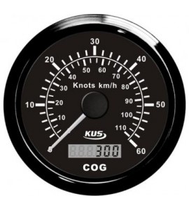 GPS спидометр, 85 мм, черный, Wema (KUS), KY08011