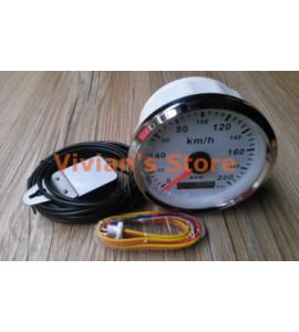 GPS спидометр, 85 мм, черный, Wema (KUS), KY08011