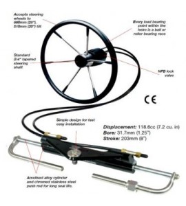 Гидравлическая система Baystar Teleflex, для моторов до 150 л.с., HK4200A