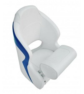 Кресло Flip up, с крепежной пластиной, серо-синее, AquaLand, 12126