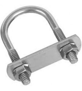 U-болт, 6х80 мм, нержавейка, ZEL 28