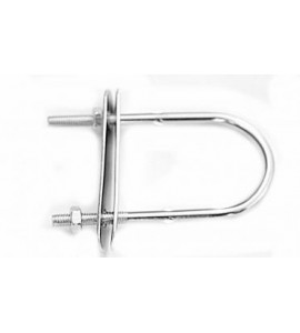 U-болт, 6х80 мм, нержавейка, ZEL 28