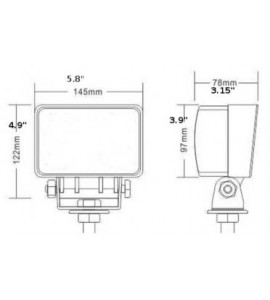Прожектор LunSun свет рассеянный 45Вт LED-845