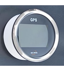 GPS спидометр, мультиэкран, 85 мм, черный, ECMS, 900-00034