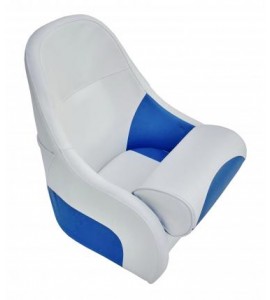 Кресло Flip up, с крепежной пластиной, серо-синее, AquaLand, 13126