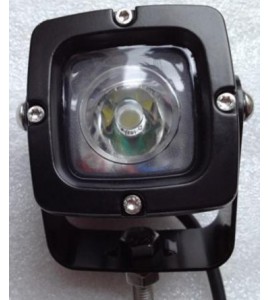 Прожектор LunSun точечный, черный 900lm 10W LED610