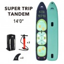 Доска SUP 14,0' Super Trip Tandem, Family iSUP, 427x86x15 см, Aqua Marina, BT-20ST02