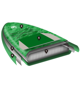 Доска SUP 9,1' Breeze, All-Around iSUP, 300x76x12 см, Aqua Marina, BT-21BRP