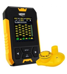 Эхолот беспроводной, 1 датчик, цветной, Lucky, FL218TPA-WT