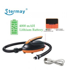 Насос для SUP, 16 Psi, 70 л/мин, с литиевым аккумулятором, Stermay, HT-781A