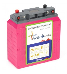 Аккумулятор литий-ионный 100Ah, 12V, Weekender, Li-Ion 100Ah