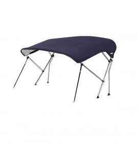 Биминитоп (тент) на катер, WHITEWATER, 3 изгиба, 1,5-1,7 м, синий, алюминий, OceanSouth, MA 090-1B