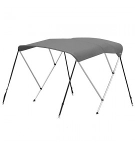 Биминитоп (тент) на катер, 3 изгиба, 1,5-1,7 м, серый, алюминий, OceanSouth, MA 062-1G