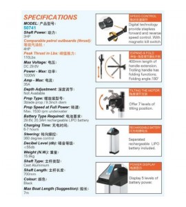 Аккумулятор 20,3А (29,6V) для электромотора Haswing Ultima 3.0, PJ-59919