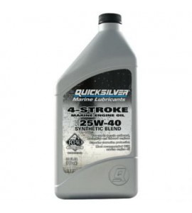 Моторное масло Quicksilver FC-W 25W-40 для 4-х тактных двигателей, синтетическое, 1 л