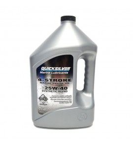 Моторное масло Quicksilver FC-W 25W-40 для 4-х тактных двигателей, синтетическое, 4 л, 92-8M0086227