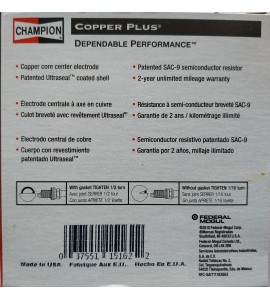 Свеча зажигания RA8HC, CHAMPION, 33-883323001