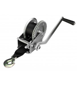 Лебедка для прицепа с лентой и крюком, 1200lbs, оцинкованная, TOW, 702021