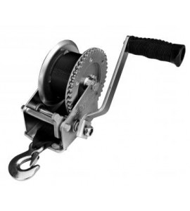 Лебедка для прицепа с лентой и крюком, УСИЛЕННАЯ 1000lbs, оцинкованная, TOW, 702061Z