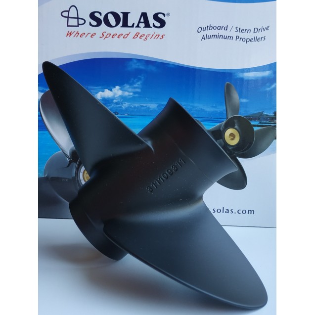Винт SOLAS 9 1/4 х 11 Amita 3, алюминий, Yamaha/Honda/Parsun, 3111
