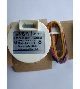 Вольтметр цифровой, 52 мм, белый, Wema (Kus), KY23100