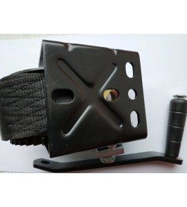 Лебедка для прицепа с лентой и крюком, 800lbs, черная, TOW, 702019