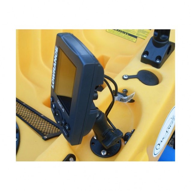 Крепление (кронштейн) RAM 1" для эхолотов Elite/Mark/HOOK, Lowrance ...